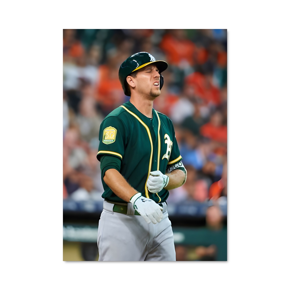 Poster Sur le Champ – affiche Baseball